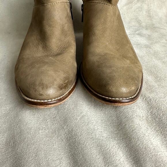 SEYCHELLES Anthropologie Snare Tan Leather Ankle Booties 6.5 - Picture 4 of 7